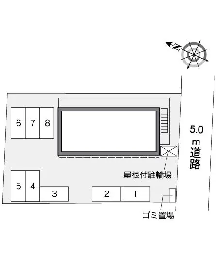 ★手数料０円★岡崎市羽根町 月極駐車場